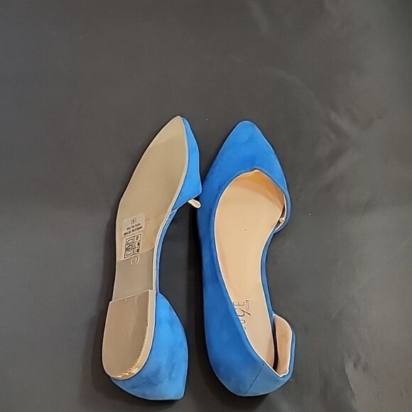 BRAND NEW ROUGE HELIUM SUEDE POINTE TOE D'ORSAY WOMEN"S FLAT SHOE - Picture 12 of 12